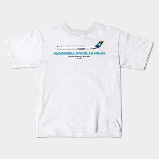 McDonnell Douglas MD-83 - World Atlantic Airlines Kids T-Shirt